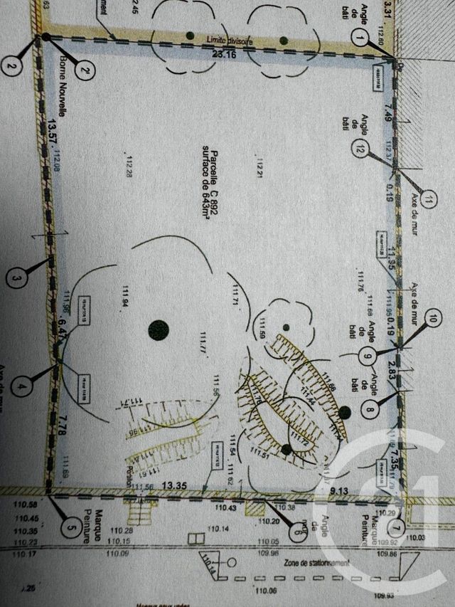 Terrain &agrave; vendre - 643 m2 - St Arnoult En Yvelines - 78 - ILE-DE-FRANCE