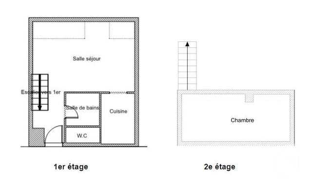 Appartement Duplex à vendre - 2 pièces - 39,04 m2 - Orsay - 91 - ILE-DE-FRANCE