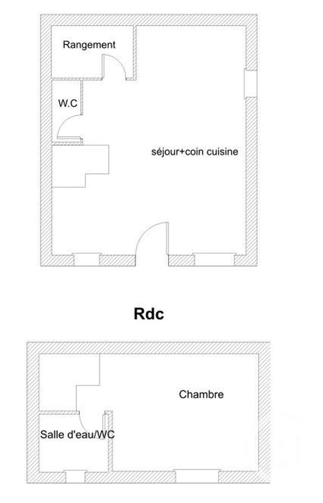 Appartement F2 &agrave; vendre - 2 pi&egrave;ces - 46,41 m2 - St Cheron - 91 - ILE-DE-FRANCE