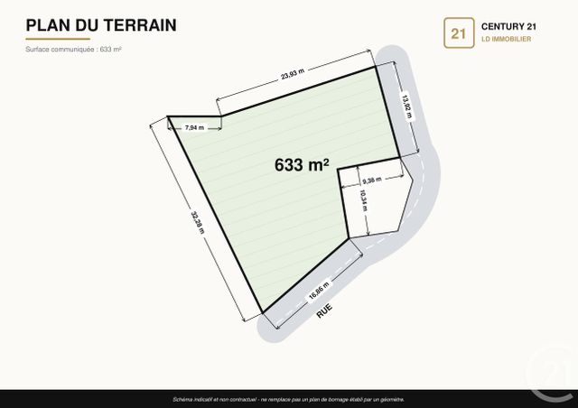 Terrain &agrave; vendre - 633 m2 - Allainville Aux Bois - 78 - ILE-DE-FRANCE
