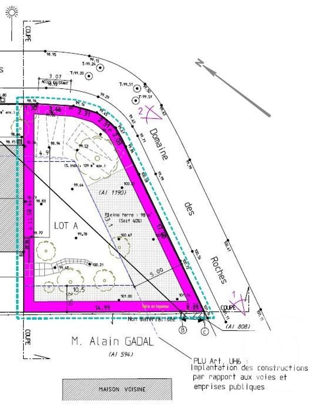 Terrain à vendre - 245 m2 - Villebon Sur Yvette - 91 - ILE-DE-FRANCE